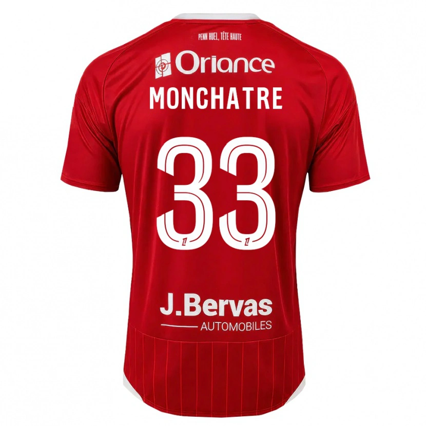 Danxen Donna Maglia Enzo Monchatre #33 Bianco Rosso Kit Gara Home 2026/27 Maglietta