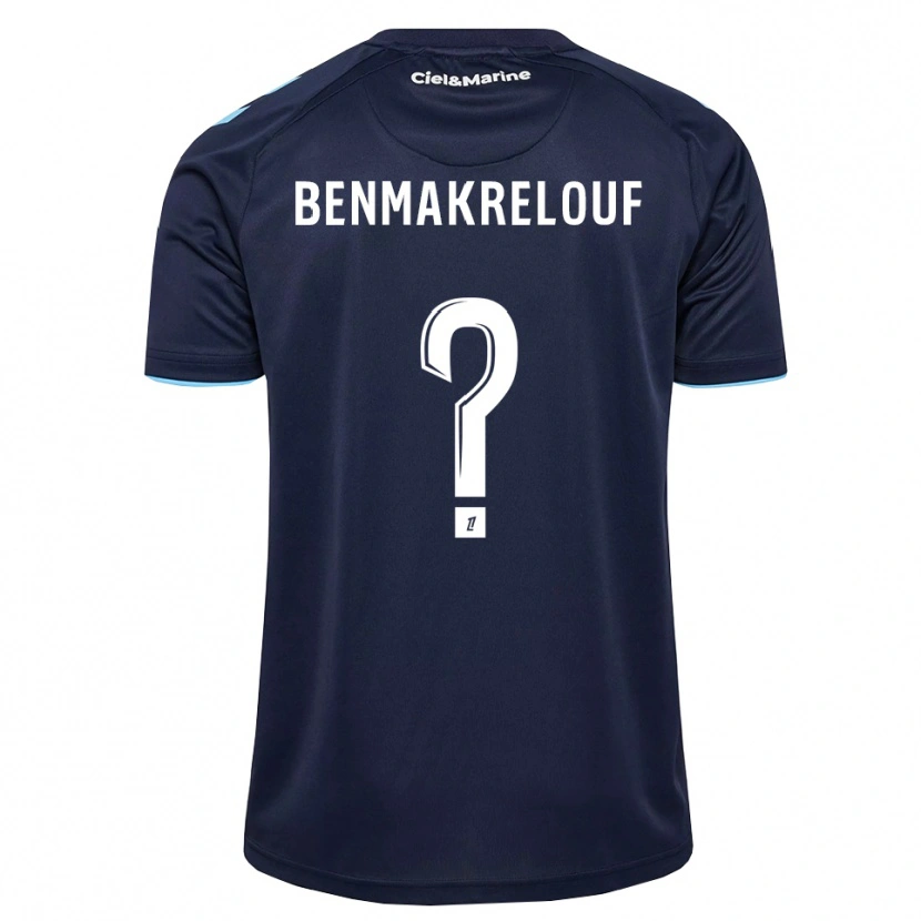 Danxen Donna Maglia Kwider Benmakrelouf #0 Blu Fiordaliso Blu Notte Kit Gara Home 2026/27 Maglietta