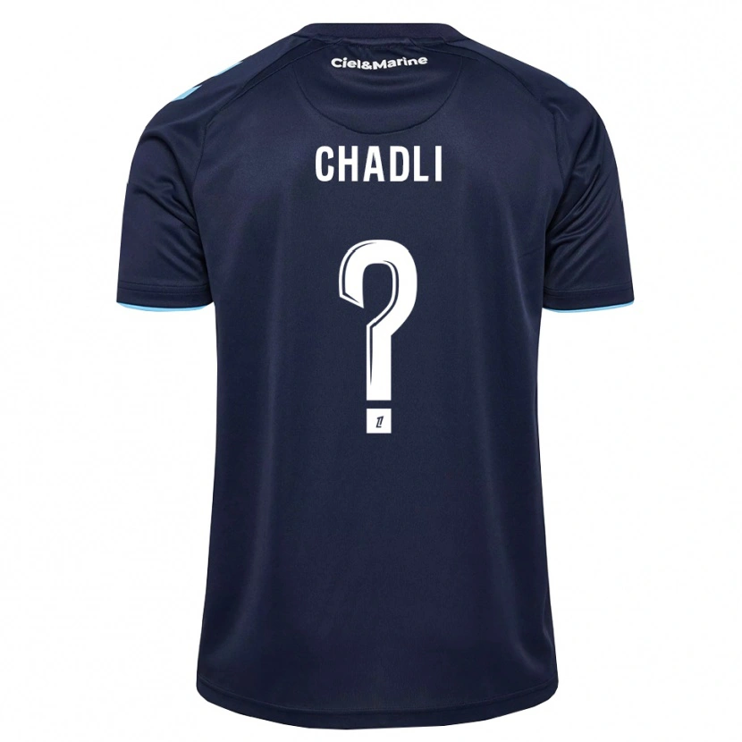 Danxen Donna Maglia Nassim Chadli #0 Blu Fiordaliso Blu Notte Kit Gara Home 2026/27 Maglietta