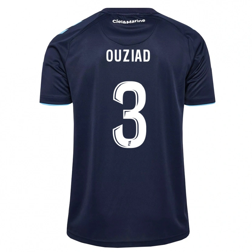 Danxen Donna Maglia Djibril Ouziad #3 Blu Fiordaliso Blu Notte Kit Gara Home 2026/27 Maglietta