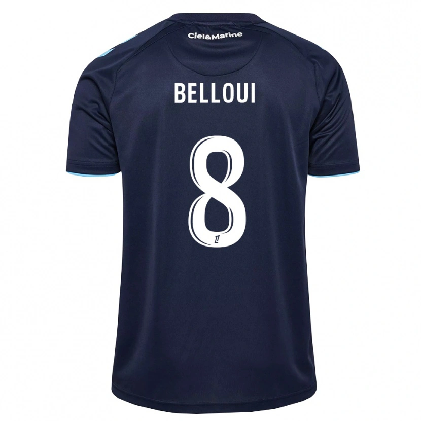 Danxen Donna Maglia Ilyan Belloui #8 Blu Fiordaliso Blu Notte Kit Gara Home 2026/27 Maglietta