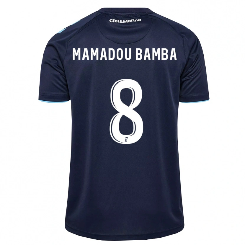 Danxen Donna Maglia Ben Mamadou Bamba #8 Blu Fiordaliso Blu Notte Kit Gara Home 2026/27 Maglietta