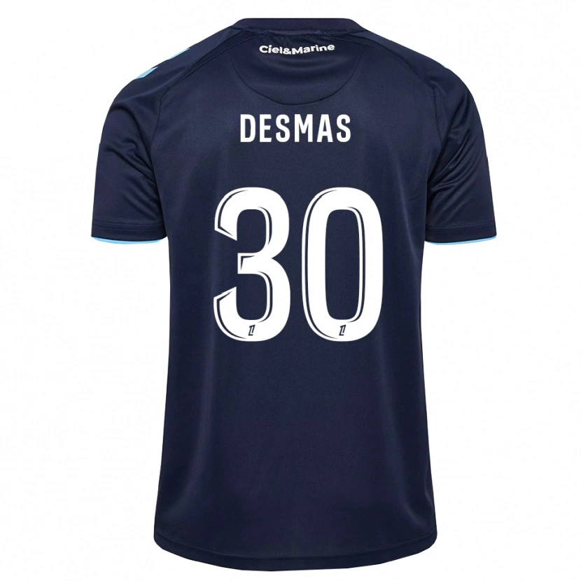 Danxen Donna Maglia Arthur Desmas #30 Blu Fiordaliso Blu Notte Kit Gara Home 2026/27 Maglietta