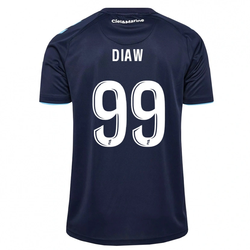 Danxen Donna Maglia Mory Diaw #99 Blu Fiordaliso Blu Notte Kit Gara Home 2026/27 Maglietta
