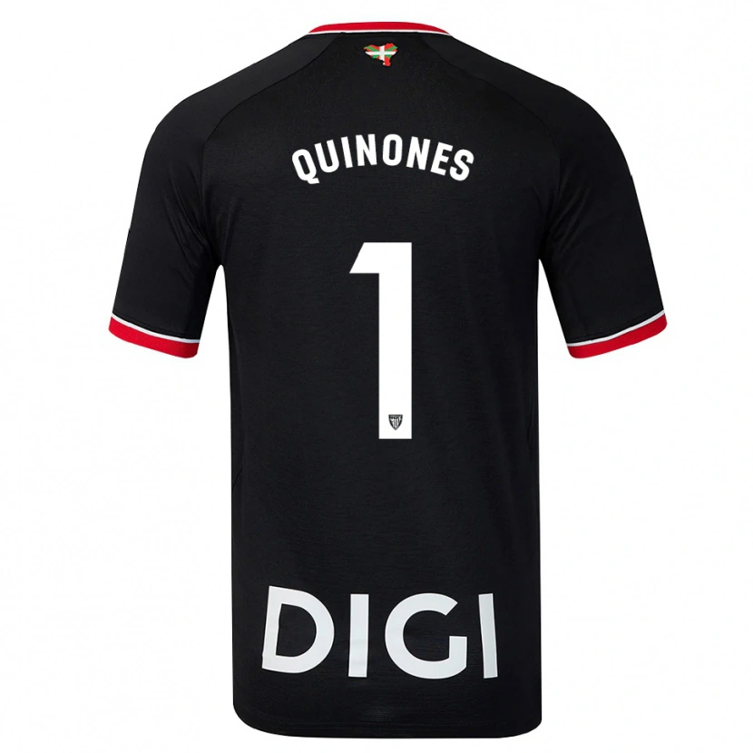 Danxen Donna Maglia Mariasun Quiñones #1 Nero Bianco Rosso Kit Gara Away 2026/27 Maglietta