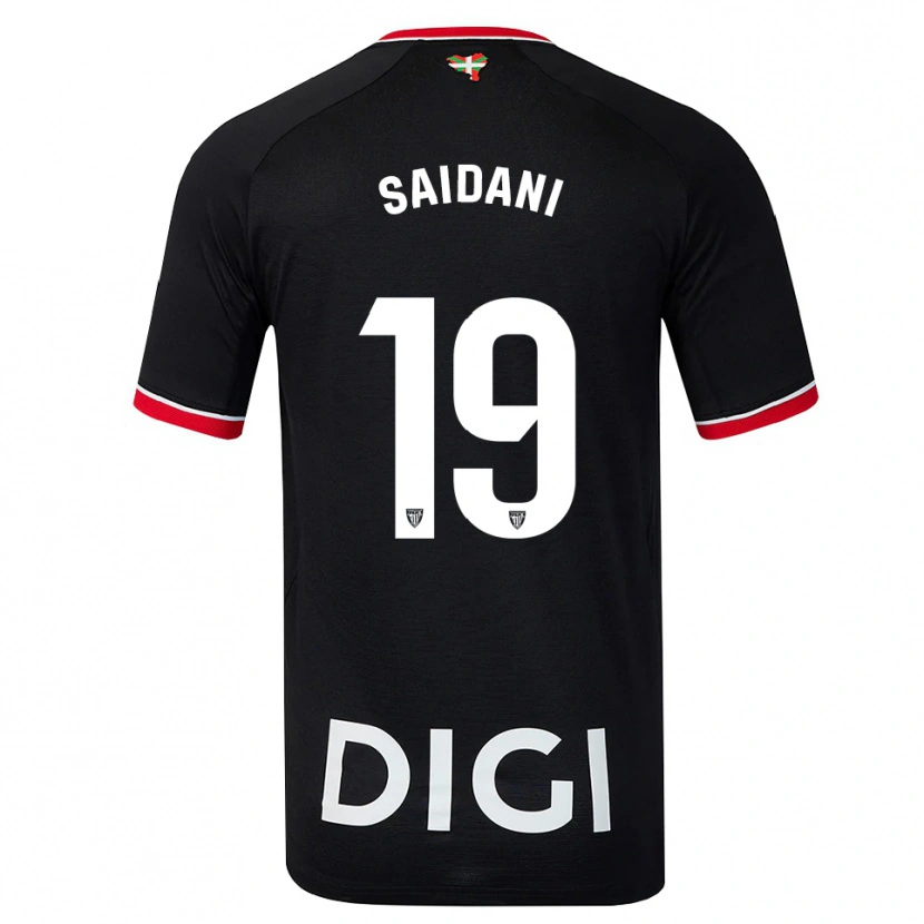 Danxen Donna Maglia Ismahel Saidani #19 Nero Bianco Rosso Kit Gara Away 2026/27 Maglietta