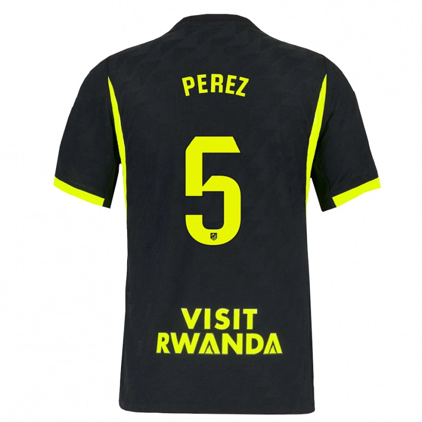 Danxen Donna Maglia Xènia Pérez #5 Verde Brillante Nero Kit Gara Away 2026/27 Maglietta