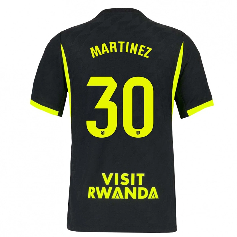 Danxen Donna Maglia Daniel Martinez #30 Verde Brillante Nero Kit Gara Away 2026/27 Maglietta