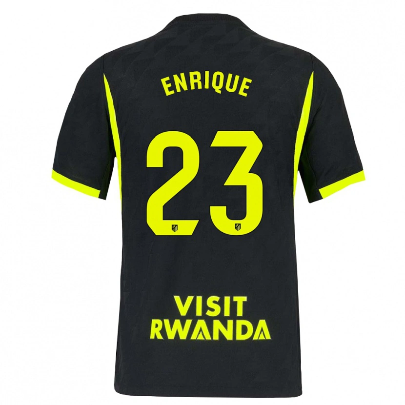 Danxen Donna Maglia Gustavo Enrique #23 Verde Brillante Nero Kit Gara Away 2026/27 Maglietta