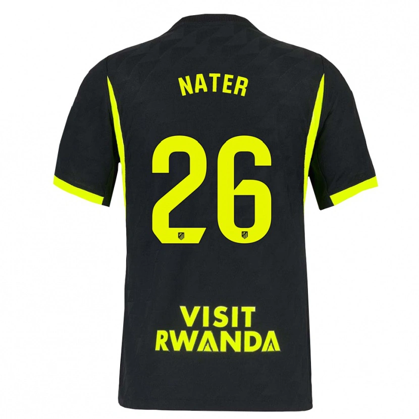 Danxen Donna Maglia Silvano Nater #26 Verde Brillante Nero Kit Gara Away 2026/27 Maglietta
