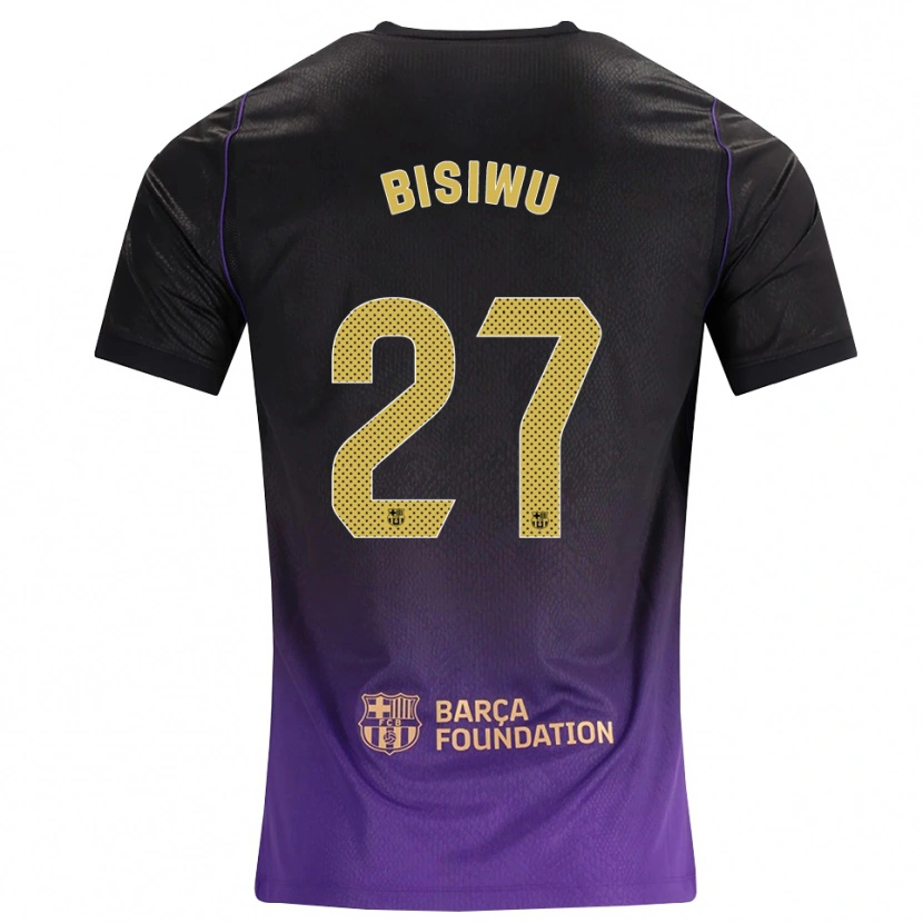 Danxen Donna Maglia Jesse Bisiwu #27 Viola Giallo Nero Kit Gara Away 2026/27 Maglietta