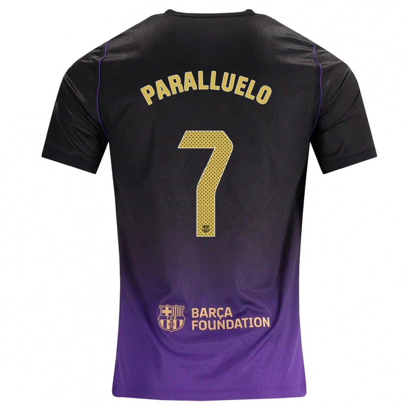 Danxen Donna Maglia Salma Paralluelo #7 Viola Giallo Nero Kit Gara Away 2026/27 Maglietta