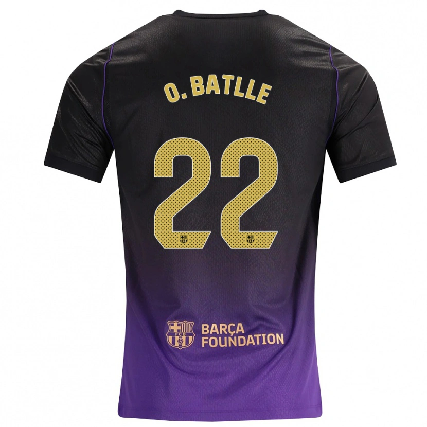 Danxen Donna Maglia Ona Batlle #22 Viola Giallo Nero Kit Gara Away 2026/27 Maglietta