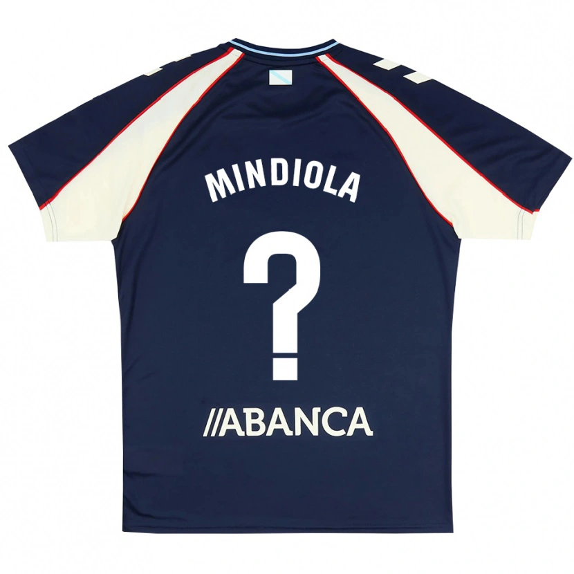 Danxen Donna Maglia Nicolás Mindiola #0 Blu Reale Rosso Bianco Kit Gara Away 2026/27 Maglietta