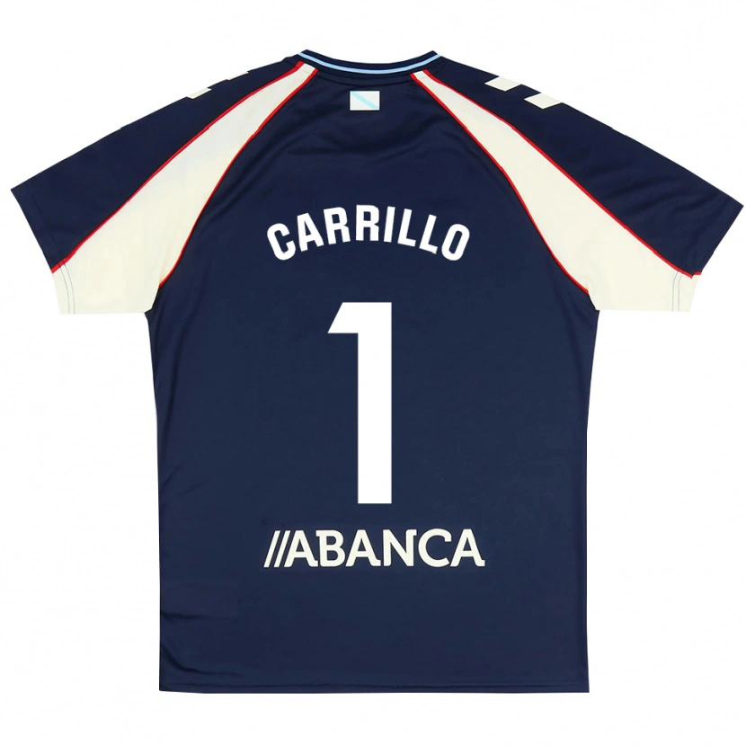 Danxen Donna Maglia Coke Carrillo #1 Blu Reale Rosso Bianco Kit Gara Away 2026/27 Maglietta