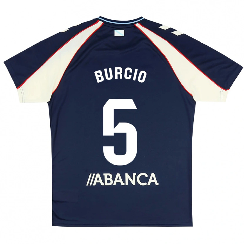 Danxen Donna Maglia Hugo Burcio #5 Blu Reale Rosso Bianco Kit Gara Away 2026/27 Maglietta