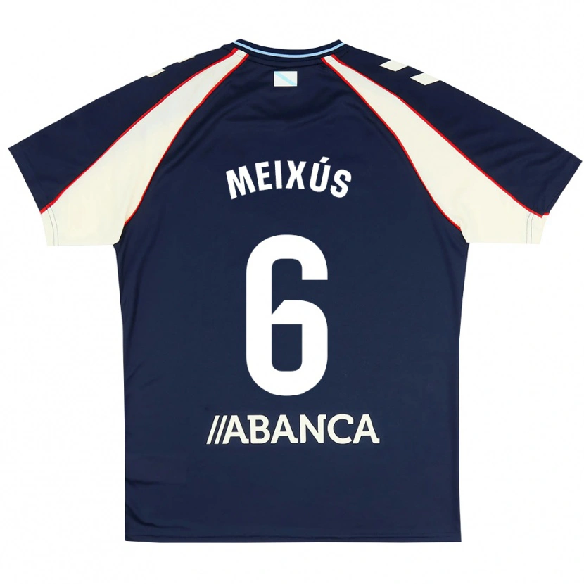 Danxen Donna Maglia Pablo Meixús #6 Blu Reale Rosso Bianco Kit Gara Away 2026/27 Maglietta