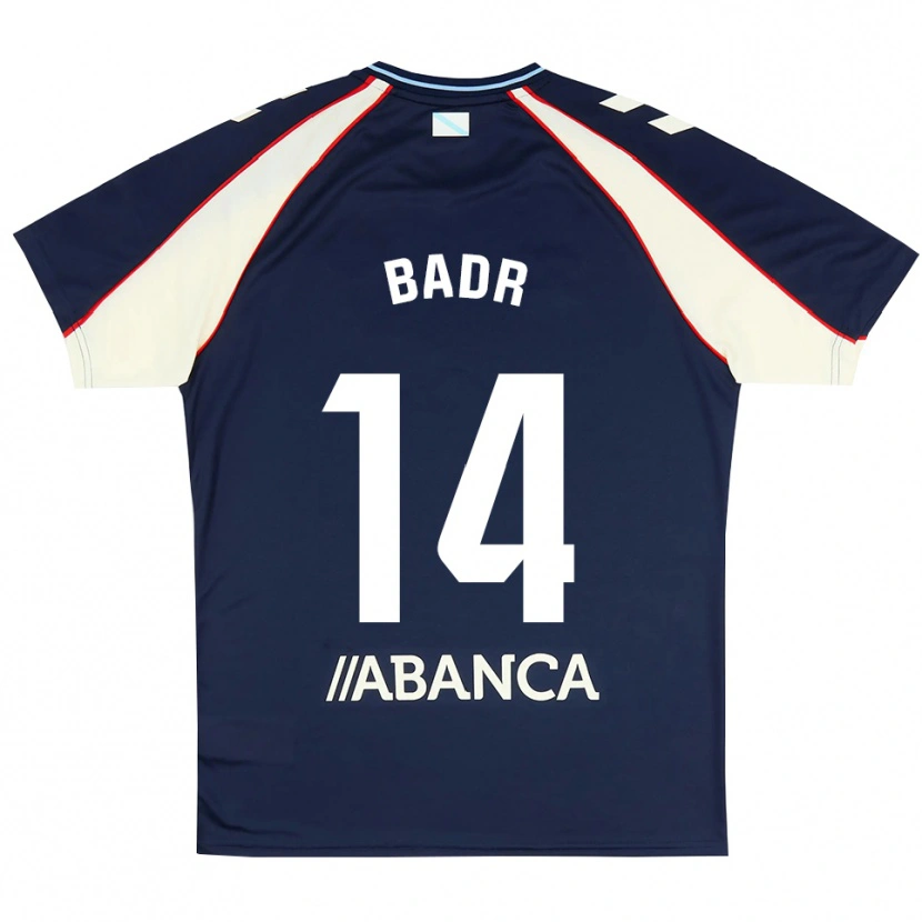Danxen Donna Maglia Mahmoud Badr #14 Blu Reale Rosso Bianco Kit Gara Away 2026/27 Maglietta