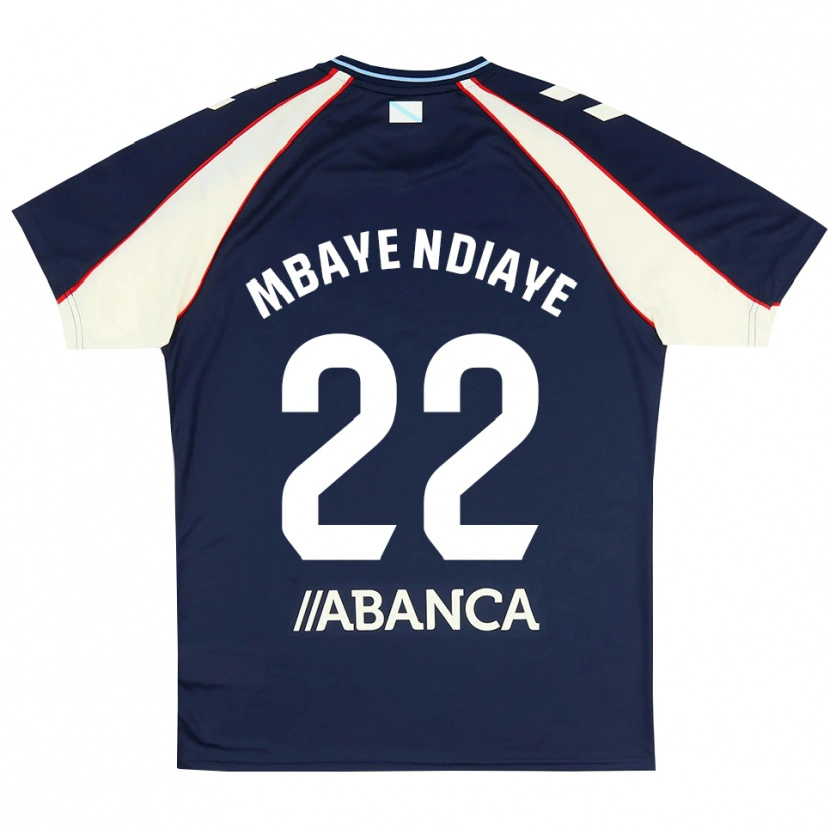 Danxen Donna Maglia Seyni Mbaye Ndiaye #22 Blu Reale Rosso Bianco Kit Gara Away 2026/27 Maglietta