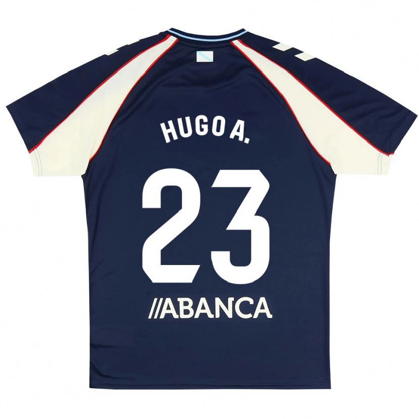 Danxen Donna Maglia Hugo Álvarez #23 Blu Reale Rosso Bianco Kit Gara Away 2026/27 Maglietta