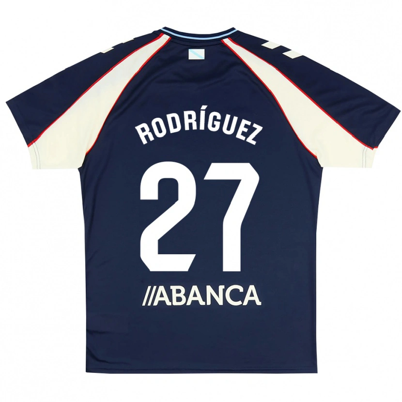 Danxen Donna Maglia Noah Rodríguez #27 Blu Reale Rosso Bianco Kit Gara Away 2026/27 Maglietta