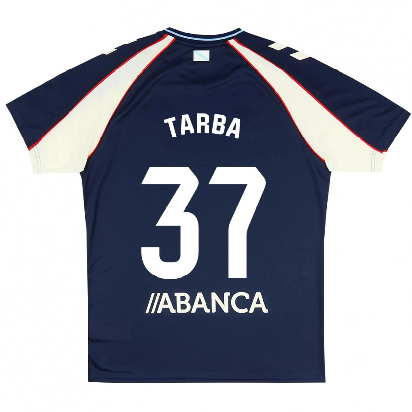 Danxen Donna Maglia Ianis Tarba #37 Blu Reale Rosso Bianco Kit Gara Away 2026/27 Maglietta
