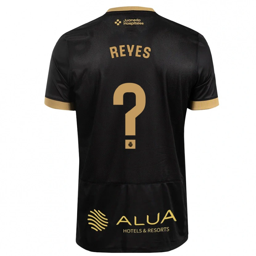Danxen Donna Maglia Borja Reyes #0 Nero Marrone Sabbia Legno Robusto Kit Gara Away 2026/27 Maglietta