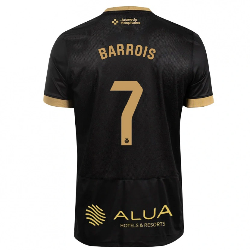 Danxen Donna Maglia Eliott Barrois #7 Nero Marrone Sabbia Legno Robusto Kit Gara Away 2026/27 Maglietta