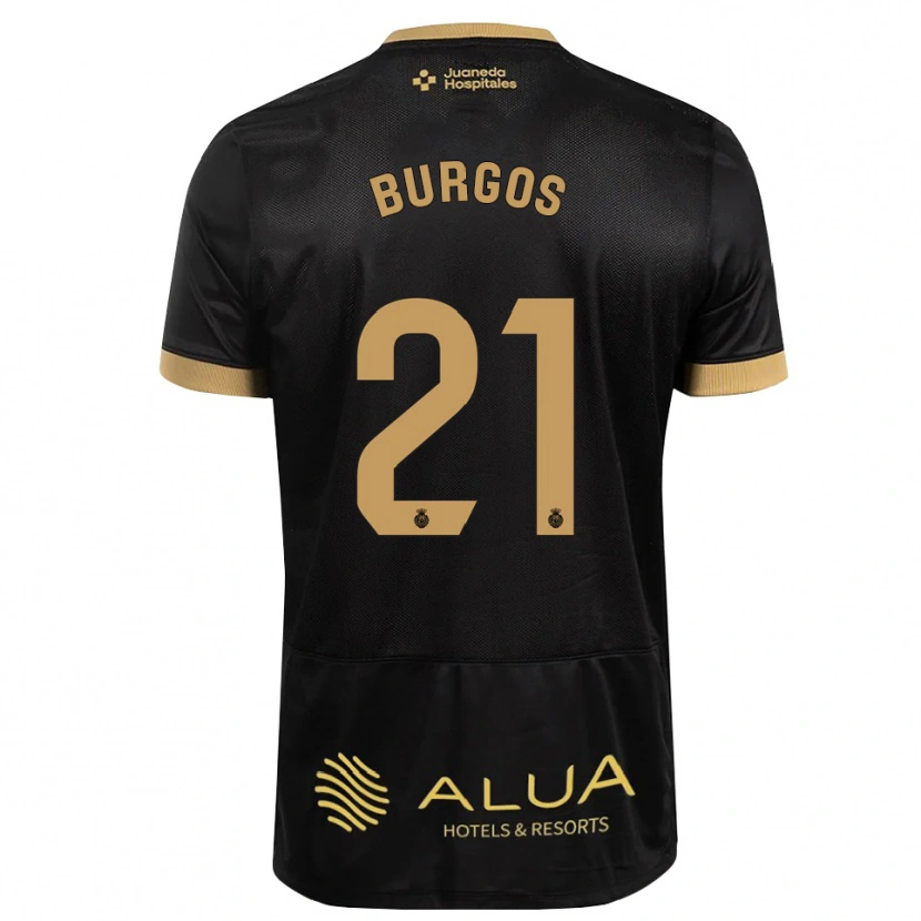 Danxen Donna Maglia Hugo Burgos #21 Nero Marrone Sabbia Legno Robusto Kit Gara Away 2026/27 Maglietta