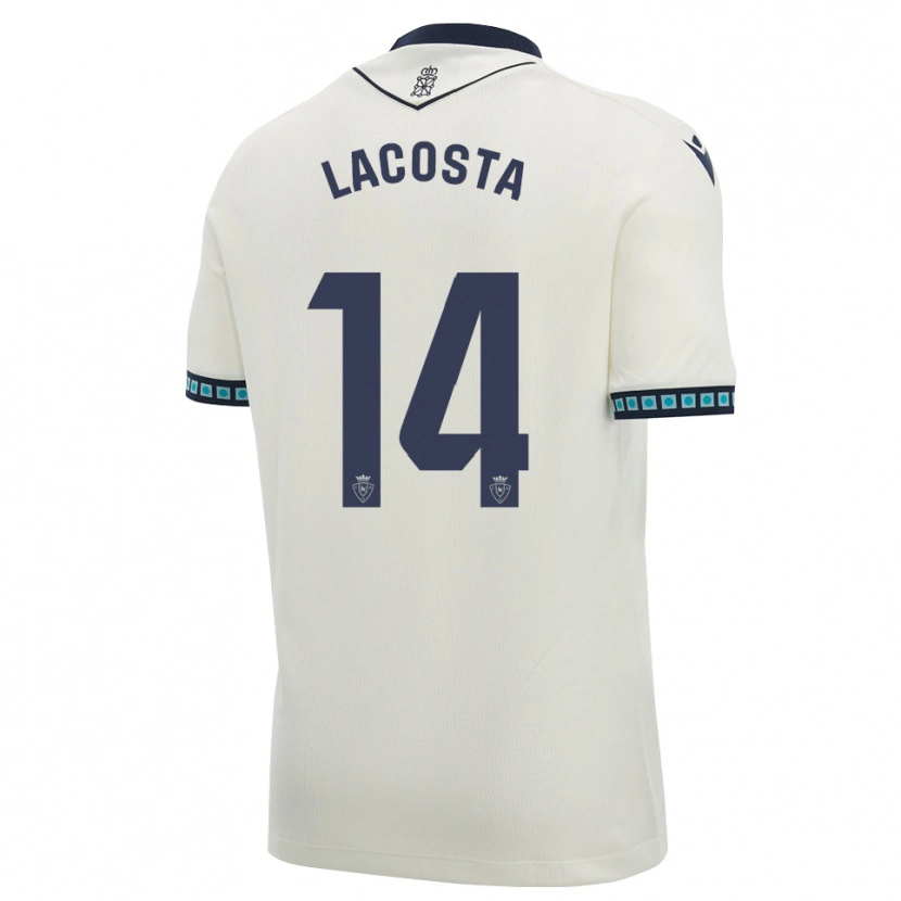 Danxen Donna Maglia Iara Lacosta Sanchez #14 Bianco Nero Azzurro Chiaro Kit Gara Away 2026/27 Maglietta