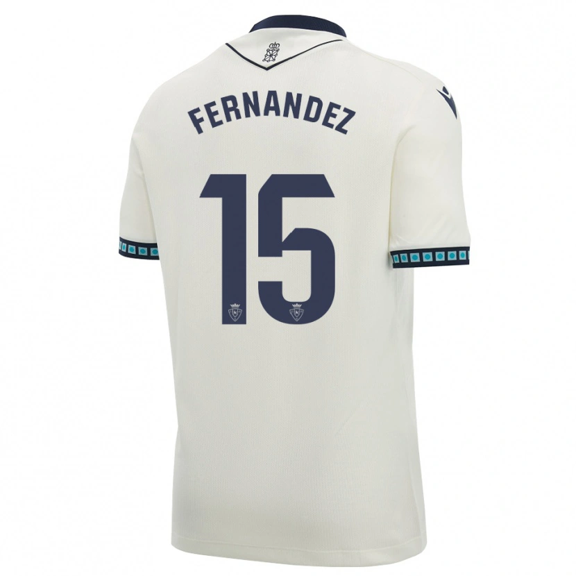 Danxen Donna Maglia Leyre Fernández Sánchez #15 Bianco Nero Azzurro Chiaro Kit Gara Away 2026/27 Maglietta