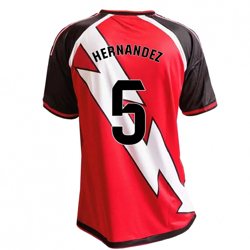 Danxen Donna Maglia Aridane Hernández #5 Rosso Nero Bianco Kit Gara Away 2026/27 Maglietta
