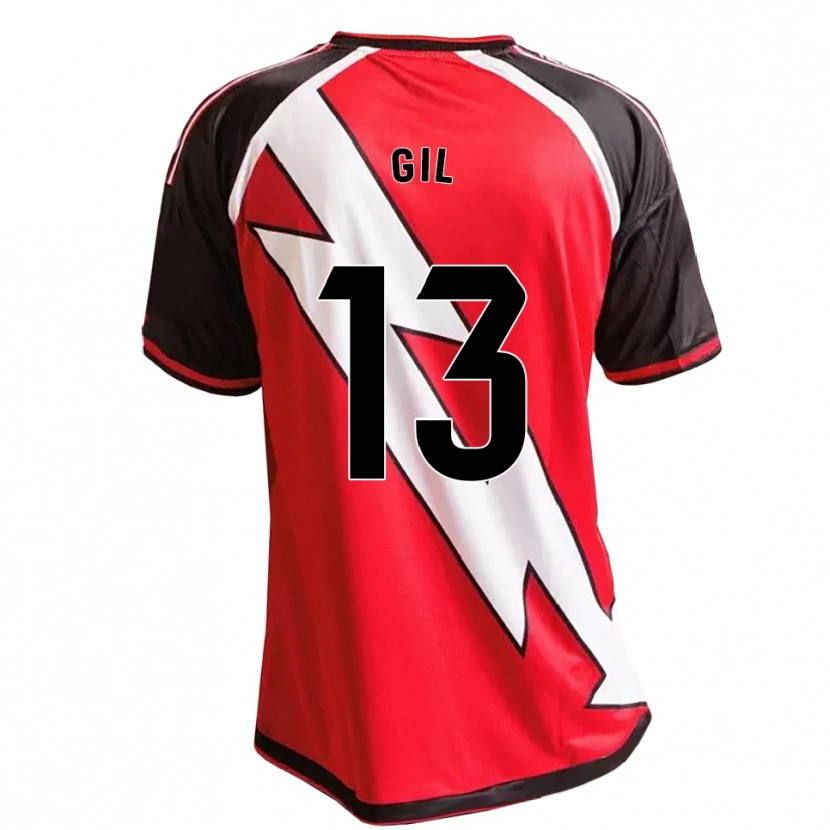 Danxen Donna Maglia Juanpe Gil #13 Rosso Nero Bianco Kit Gara Away 2026/27 Maglietta