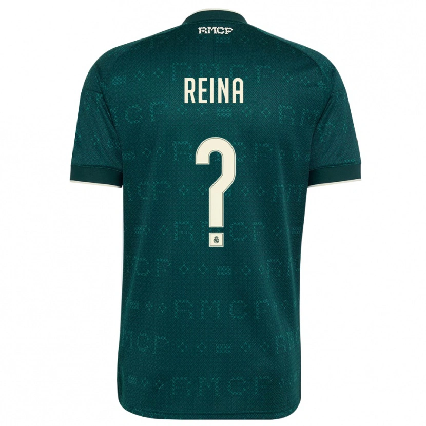 Danxen Donna Maglia Darío Reina #0 Grigio Ardesia Scuro Bianco Kit Gara Away 2026/27 Maglietta