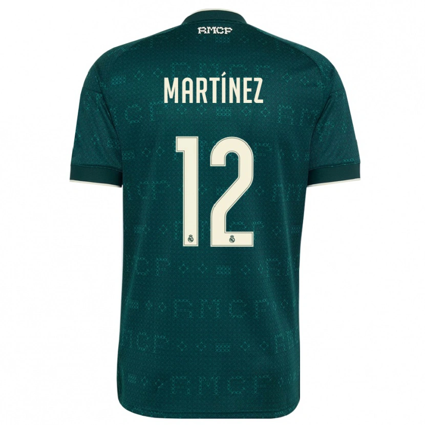 Danxen Donna Maglia Rubén Martínez #12 Grigio Ardesia Scuro Bianco Kit Gara Away 2026/27 Maglietta
