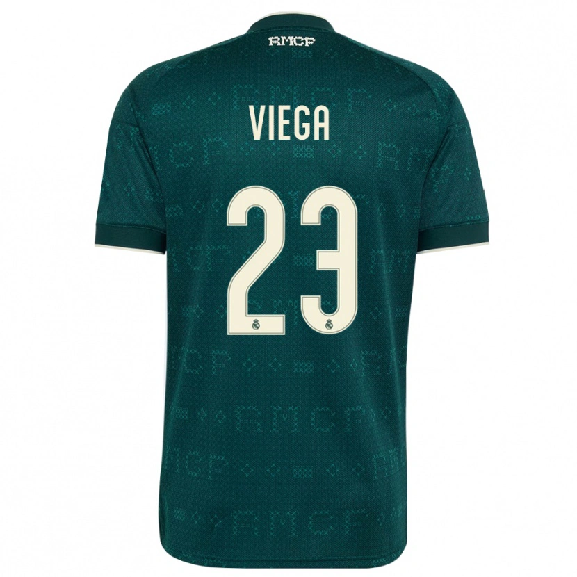 Danxen Donna Maglia Marcos Viega #23 Grigio Ardesia Scuro Bianco Kit Gara Away 2026/27 Maglietta