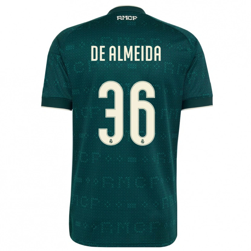 Danxen Donna Maglia Paulo De Almeida #36 Grigio Ardesia Scuro Bianco Kit Gara Away 2026/27 Maglietta