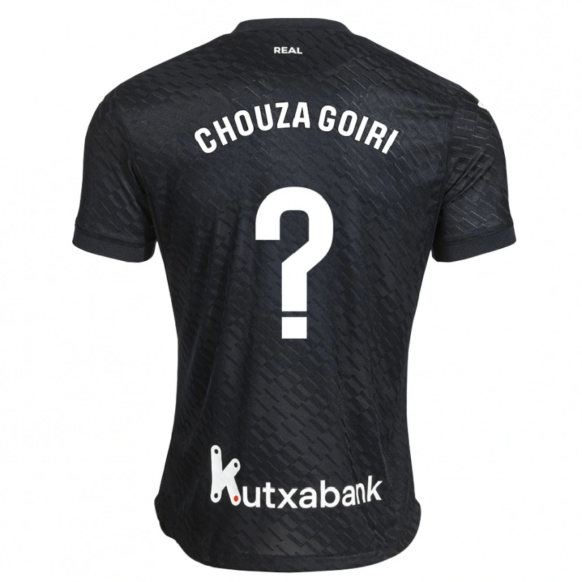 Danxen Donna Maglia Nicolás Chouza Goiri #0 Nero Bianco Kit Gara Away 2026/27 Maglietta