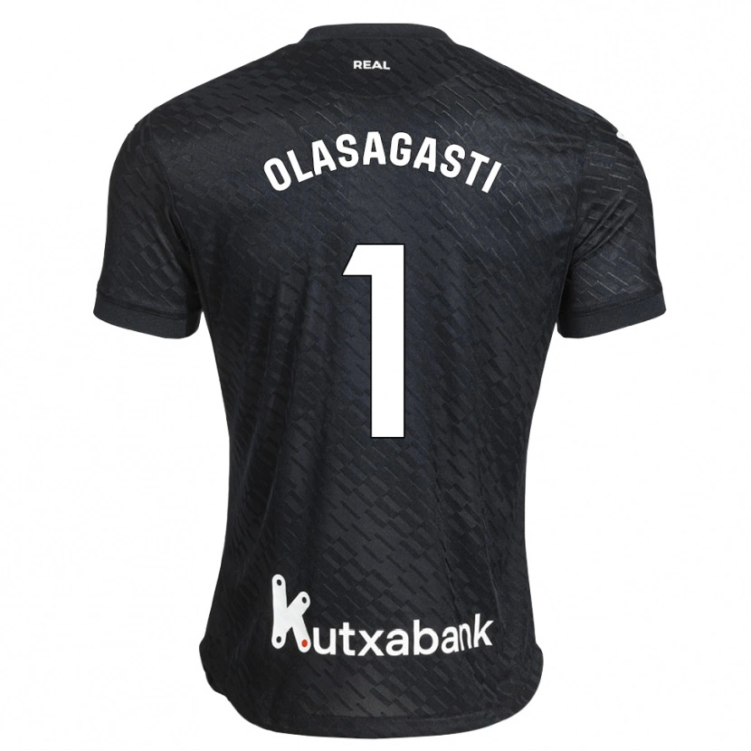 Danxen Donna Maglia Lander Olasagasti #1 Nero Bianco Kit Gara Away 2026/27 Maglietta
