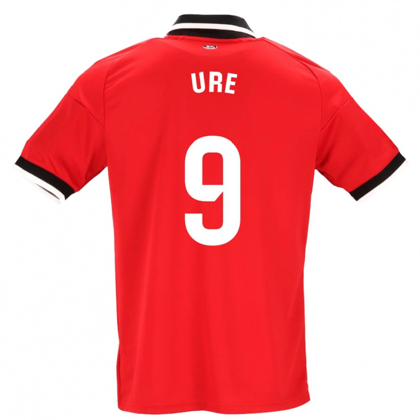 Danxen Donna Maglia Robbie Ure #9 Nero Bianco Rosso Kit Gara Away 2026/27 Maglietta
