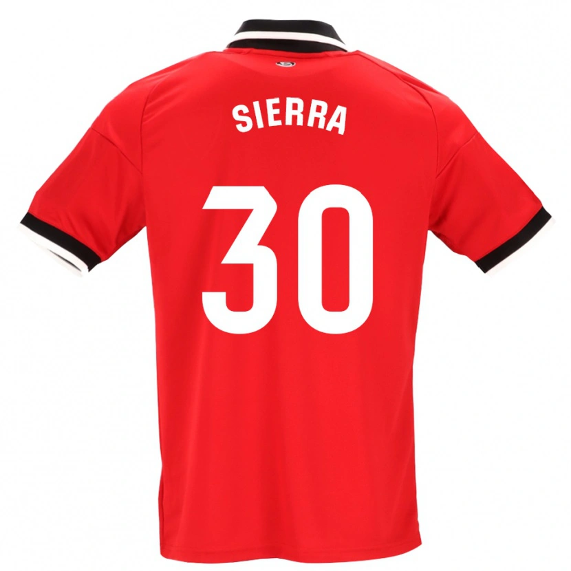 Danxen Donna Maglia Miguel Sierra #30 Nero Bianco Rosso Kit Gara Away 2026/27 Maglietta