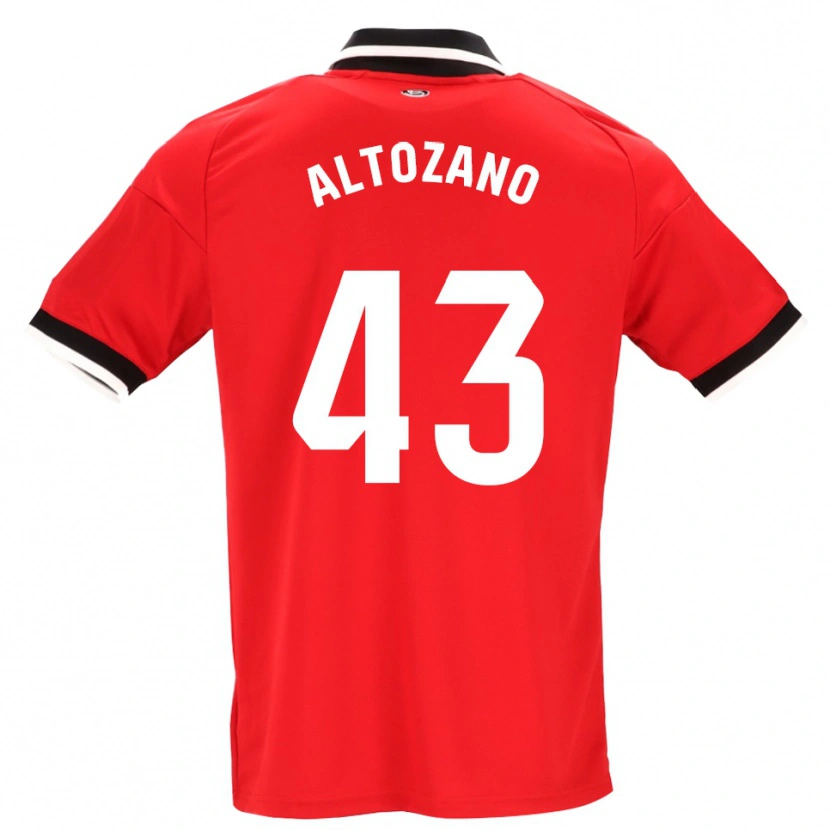 Danxen Donna Maglia Edu Altozano #43 Nero Bianco Rosso Kit Gara Away 2026/27 Maglietta