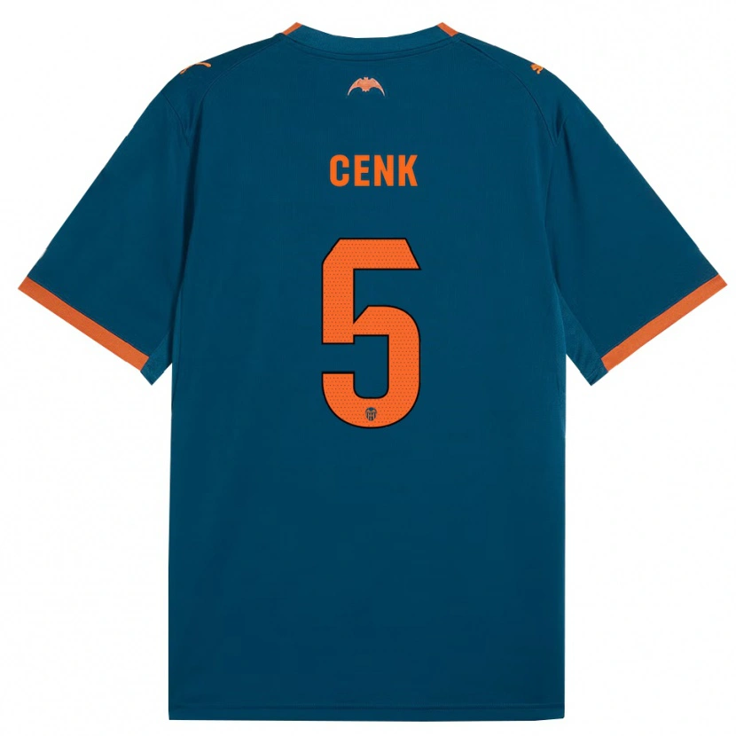 Danxen Donna Maglia Cenk Ozkacar #5 Blu Acciaio Arancione Kit Gara Away 2026/27 Maglietta