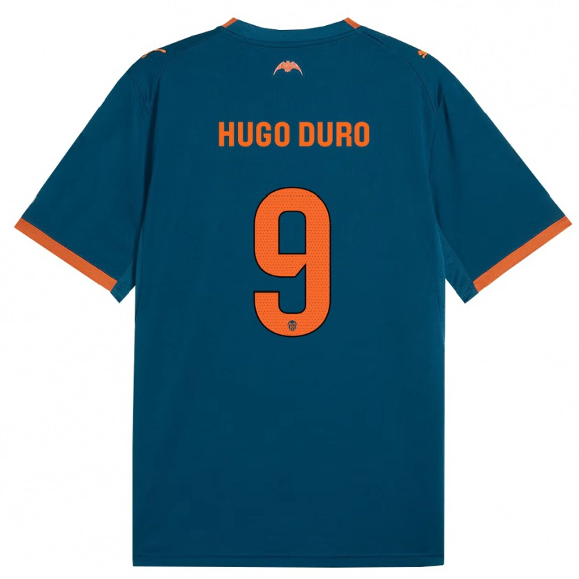 Danxen Donna Maglia Hugo Duro #9 Blu Acciaio Arancione Kit Gara Away 2026/27 Maglietta