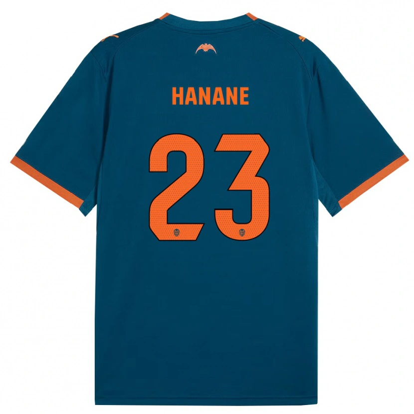 Danxen Donna Maglia Hanane Ait El Haj #23 Blu Acciaio Arancione Kit Gara Away 2026/27 Maglietta
