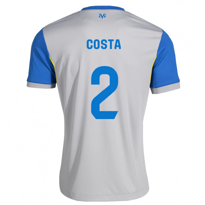 Danxen Donna Maglia Logan Costa #2 Blu Schiarente Grigio Kit Gara Away 2026/27 Maglietta