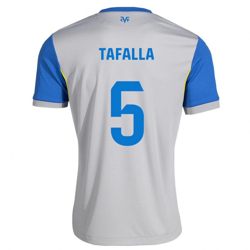 Danxen Donna Maglia Fran Tafalla #5 Blu Schiarente Grigio Kit Gara Away 2026/27 Maglietta