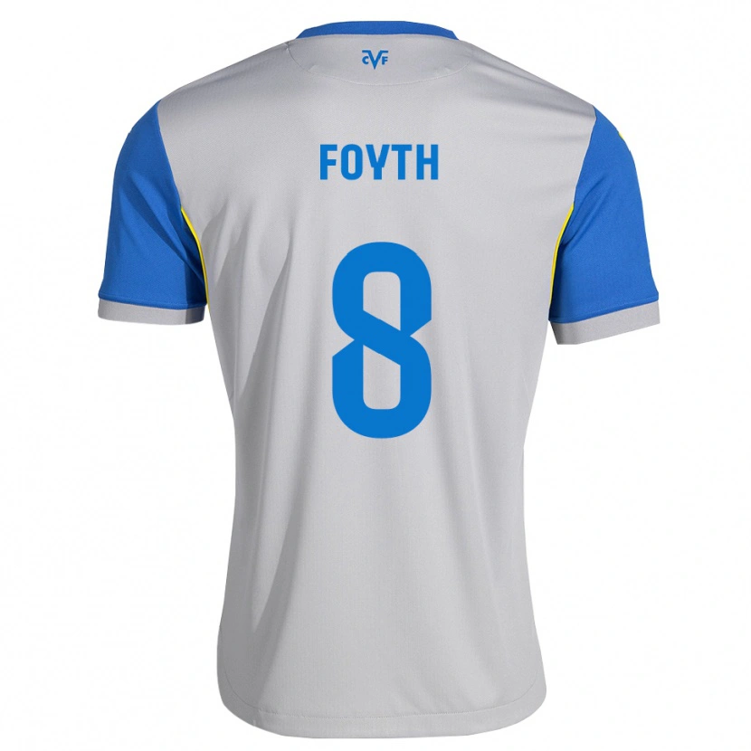 Danxen Donna Maglia Juan Foyth #8 Blu Schiarente Grigio Kit Gara Away 2026/27 Maglietta