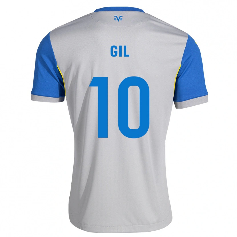 Danxen Donna Maglia Markel Gil #10 Blu Schiarente Grigio Kit Gara Away 2026/27 Maglietta