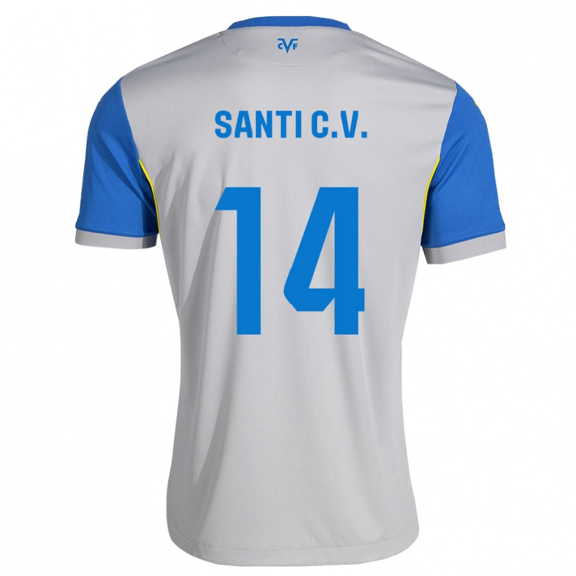 Danxen Donna Maglia Santi Comesaña #14 Blu Schiarente Grigio Kit Gara Away 2026/27 Maglietta